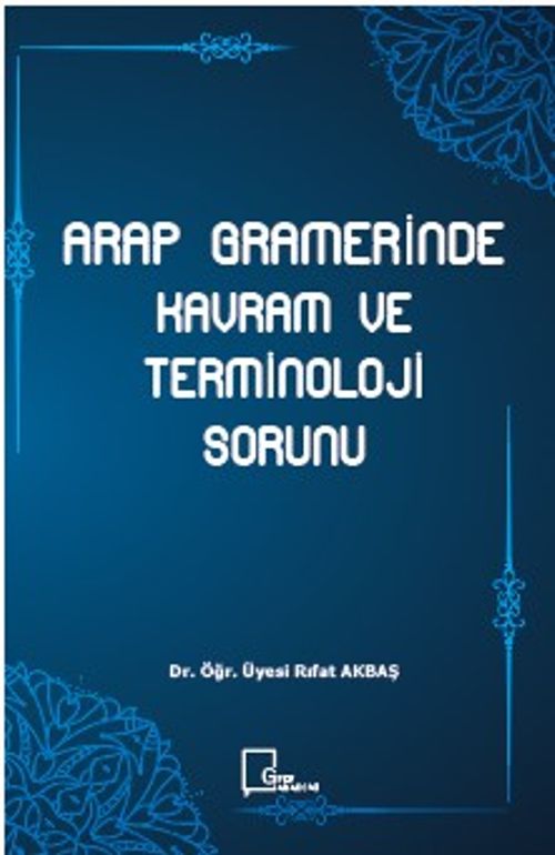 Arap Gramerinde Kavram Veterminoloji Sorunu