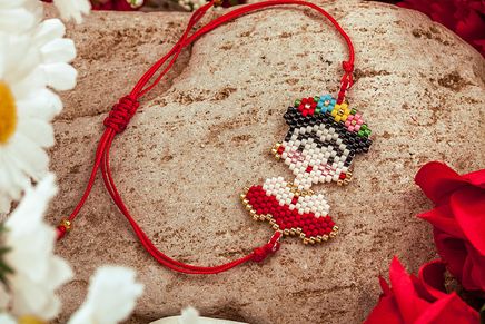 Miyuki Frida Bileklik Orta Boy Krmızı (Miyuki 303)