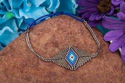 Miyuki Nazar Bileklik Metalik (Miyuki 401)