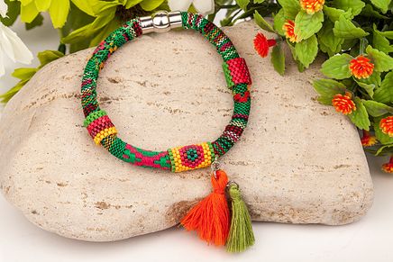 Miyuki Bohem Çok Renkli Bileklik (Miyuki 604)