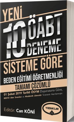 ÖABT Beden Eğitimi Öğretmenliği Tamamı Çözümlü 10 Deneme 