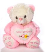 Peluş Müzikli Kalpli Ayıcık 35Cm (Açık Pembe) (837890)