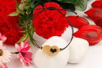 Miyuki Kalp Bileklik Altın (Miyuki 206)