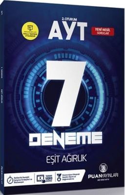 AYT Eşit Ağırlık 7 Deneme Video Çözümlü