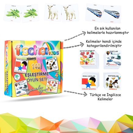 Fisher Eşleştirme Oyunu 140 Parça (Er1000)