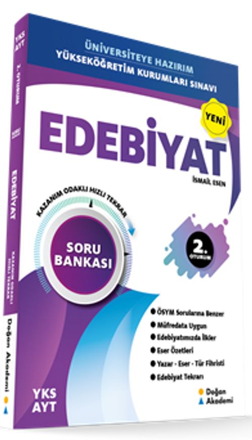 YKS AYT Edebiyat Soru Bankası Orta-İleri Düzey (Kazanım Odaklı)