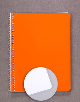 Bookinzi Okul Defteri - 80gr. 70 yaprak  A5 Spiralli Çizgisiz Defter