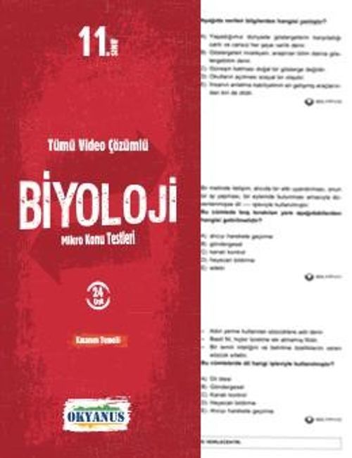 11. Sınıf Biyoloji Çek Kopar Testi