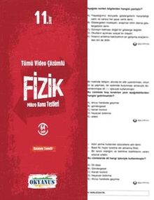 11.Sınıf Fizik Çek Kopar Testi