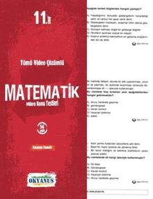 11. Sınıf Matematik Çek Kopart Yaprak Test