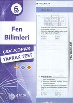 6. Sınıf Fen Bilimleri Yaprak Test
