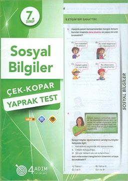7. Sınıf Sosyal Bilgiler Çek Kopar Yaprak Test
