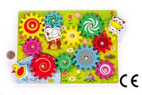 Montessori Ahşap Zeka Oyunları / w-Animal Wheel