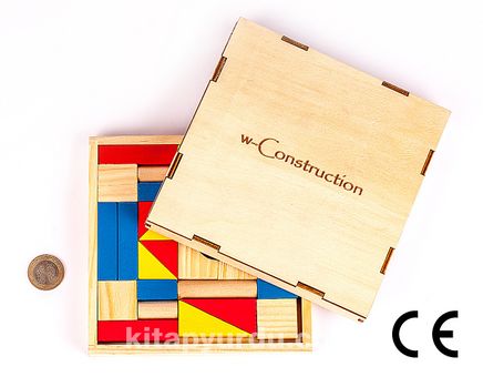 Montessori Ahşap Zeka Oyunları / w-Construction