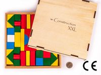 Montessori Bookinzi Ahşap Zeka Oyunları / w-Construction (XXL)