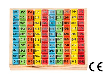 Montessori Ahşap Zeka Oyunları / w-Multiplication Table