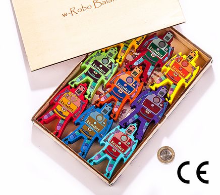 Montessori Ahşap Zeka Oyunları / w-Robo Balance