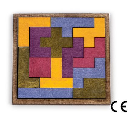 Montessori Ahşap Zeka Oyunları / w-Tetrisk 14