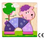 Montessori Ahşap Zeka Oyunları / w-Basic Parts Sheep