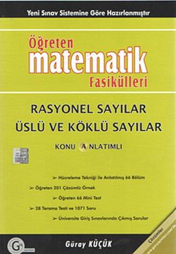 Öğreten Matematik Fasikülleri & Rasyonel Sayılar Üslü Ve Köklü İfadeler / Konu Anlatımlı