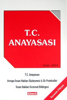 T.C. Anayasası - Eylül 2012