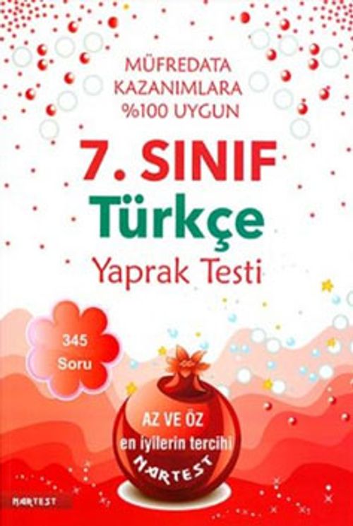 7. Sınıf Türkçe Yaprak Testi