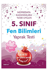 5. Sınıf Fen Bilimleri Yaprak Testi
