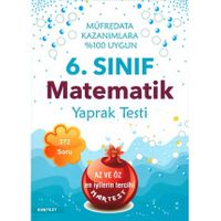 6. Sınıf Matematik Yaprak Testi