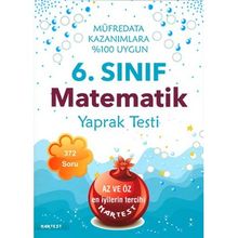 6. Sınıf Matematik Yaprak Testi