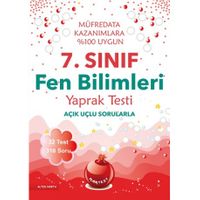 7. Sınıf Fen Bilimleri Yaprak Testi