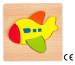 Montessori Ahşap Zeka Oyunları / w-Basic Parts AIRPLANE