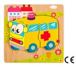 Montessori Ahşap Zeka Oyunları / w-Basic Parts Ambulance
