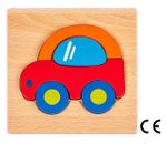 Montessori Ahşap Zeka Oyunları / w-Basic Parts CAR 