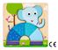 Montessori Ahşap Zeka Oyunları / w-Basic Parts ELEPHANT