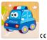 Montessori Ahşap Zeka Oyunları / w-Basic Parts POLICE CAR