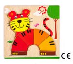 Montessori Ahşap Zeka Oyunları / w-Basic Parts TIGER