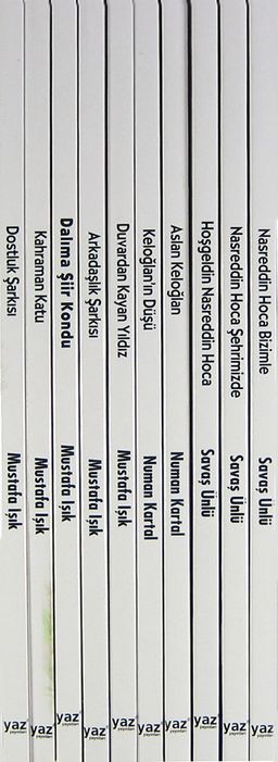 Türk Yazarlarından Günümüz Masalları-Öyküleri Kutulu (10 Kitap) (Set A) (8+Yaş)