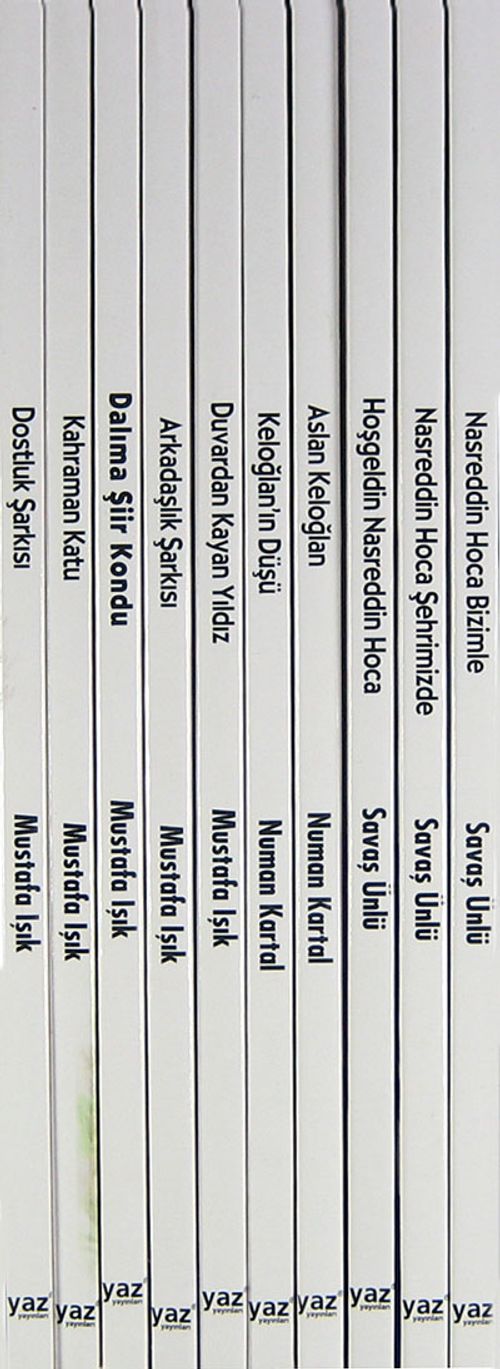 Türk Yazarlarından Günümüz Masalları-Öyküleri Kutulu (10 Kitap) (Set A) (8+Yaş)