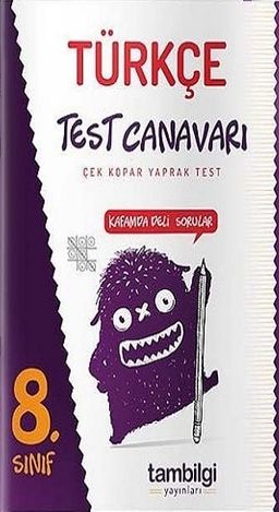 8. Sınıf Türkçe Test Canavarı Yaprak Test