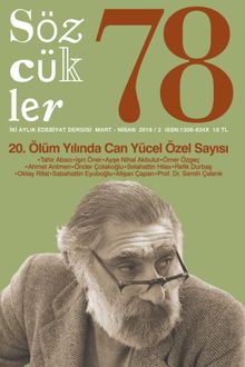 Sözcükler İki Aylık Edebiyat Dergisi Sayı:78 Mart-Nisan 2018