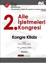 2. Aile İşletmeleri Kongresi & Kongre Kitabı 14-15 Nisan 2006