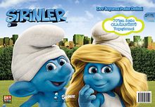 Şirinler - Dev Boyamalı Poster Defteri