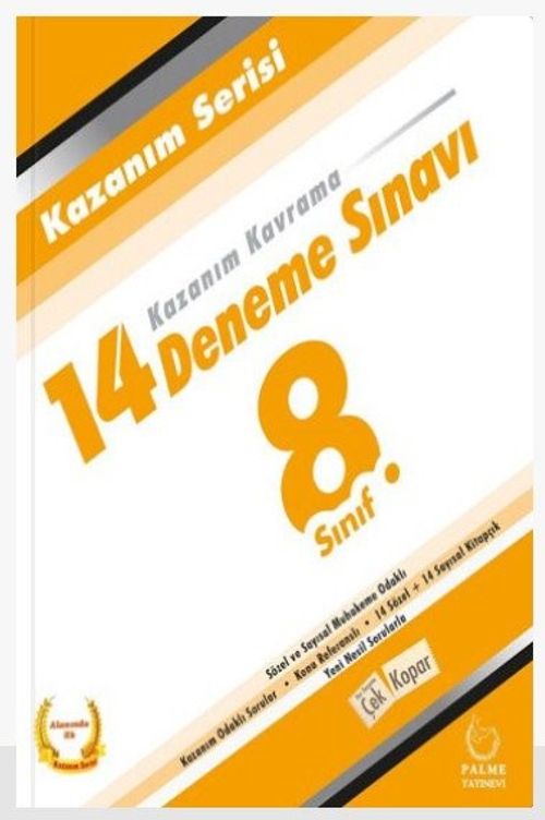 8. Sınıf Kazanım Serisi 14 Deneme Sınavı