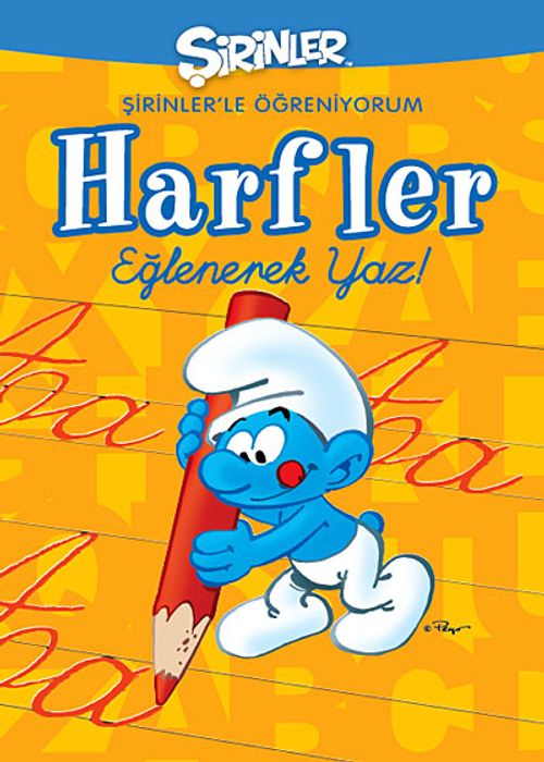 Harfler & Eğlenerek Yaz! - Şirinler'le Öğreniyorum