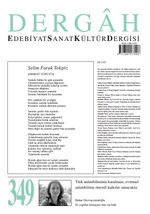 Dergah Edebiyat Sanat Kültür Dergisi Sayı:349 Mart 2019