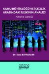 Kamu B&uuml;y&uuml;kl&uuml;ğ&uuml; ve İşsizlik Arasındaki İlişkinin Analizi
