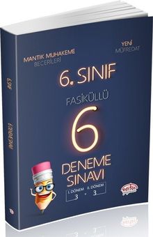 6. Sınıf Fasiküllü 6 Deneme Sınavı