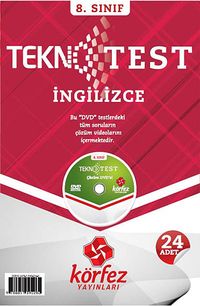 8. Sınıf İngilizce Tekno Test Çözüm Dvd'li