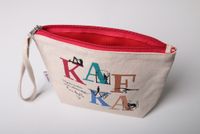 Kafka Bez El Çantası (Kanvas, Renkli Fermuar ve Astarlı) (ÇDE451)