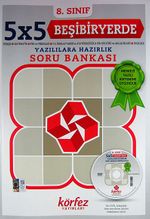8. Sınıf 5x5 Beşibiyerde Yazılılara Hazırlık Soru Bankası (Cd ilaveli)